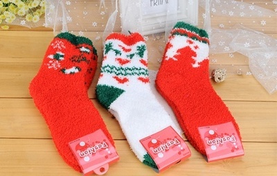 樂(lè)高家居毛絨圣誕襪3色組合裝 聚美優(yōu)品限時(shí)特賣(mài)，正品折扣不容錯(cuò)過(guò)